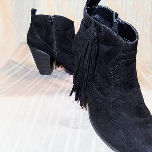 Fringed Ankle Boots